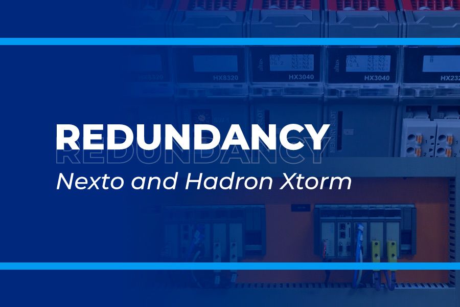 High availability with CPU and network redundancy on Nexto and Hadron Xtorm series
