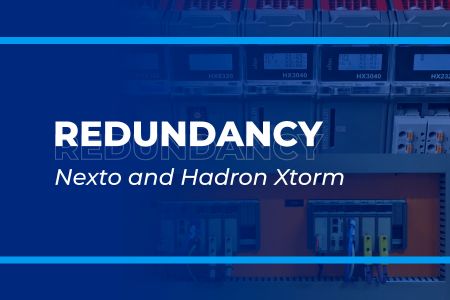 High availability with CPU and network redundancy on Nexto and Hadron Xtorm series