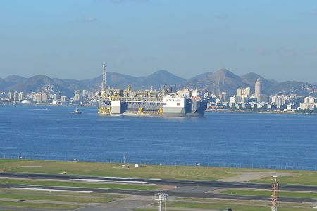 After 45 days, P-67 arrives at Baia de Guanabara