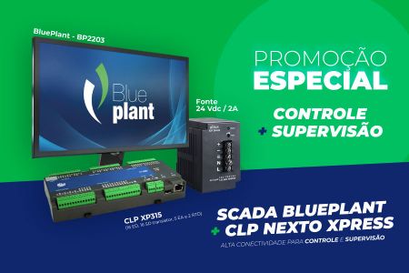 Promoção SCADA BluePlant + CLP Nexto Xpress 2021