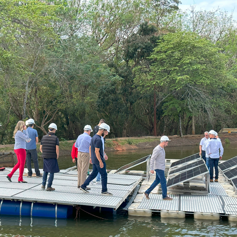 Imagem 109 - Floating solar plant with Altus control and supervision