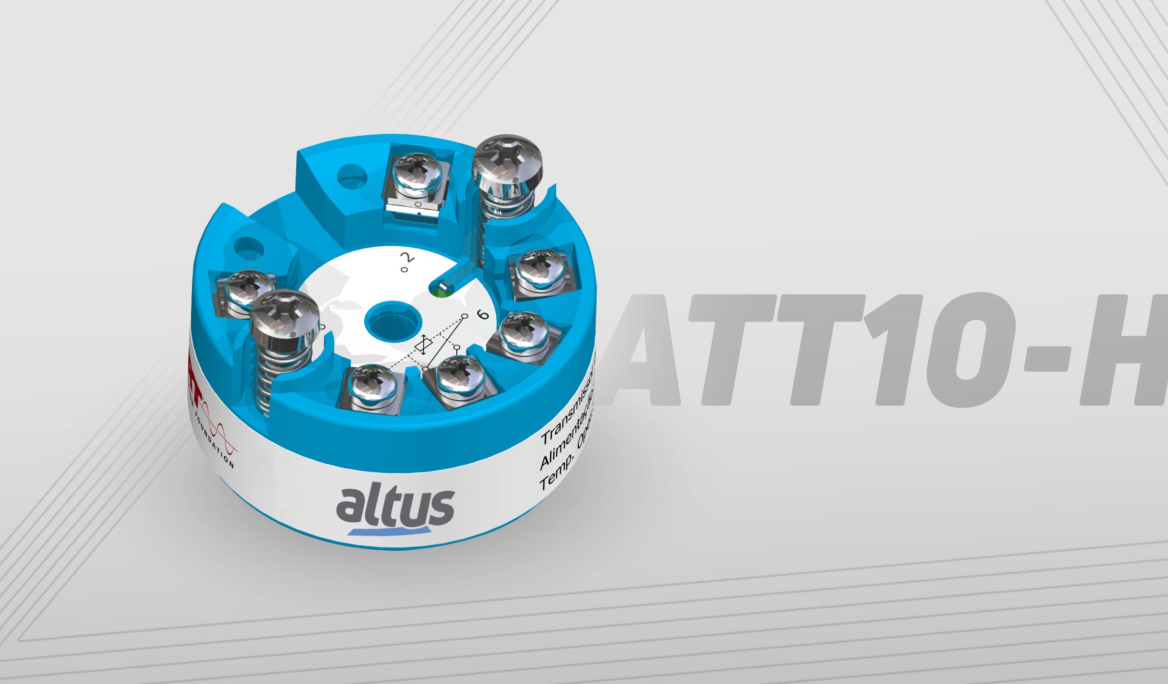 ATT10-H - Transmissor de temperatura HART® tipo cabeçote