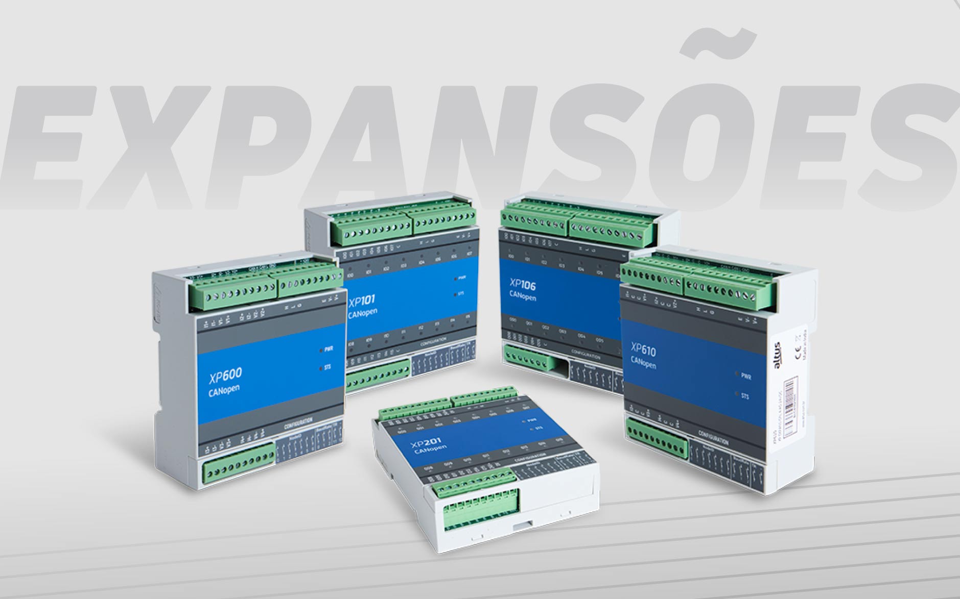 Modelos de expansão de I/O da Série XP