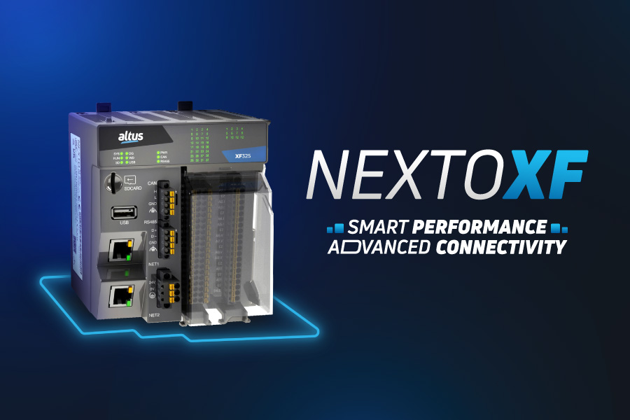 Nexto XF: a nova geração de CLPs Altus para o próximo passo em automação inteligente  