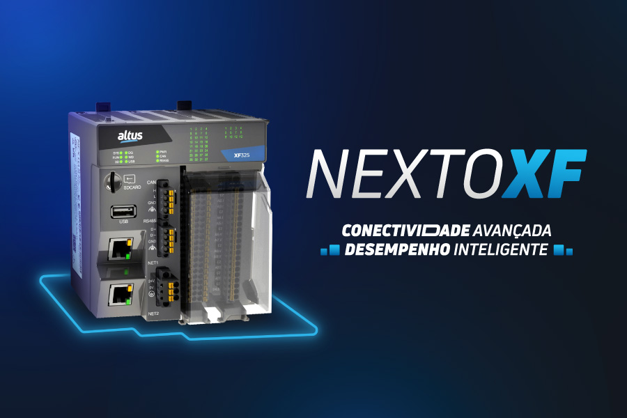 Nexto XF: a nova geração de CLPs Altus para o próximo passo em automação inteligente  