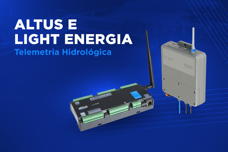 Altus e Light Energia desenvolvem sistema de alta disponibilidade para telemetria hidrológica com tecnologia LORA 