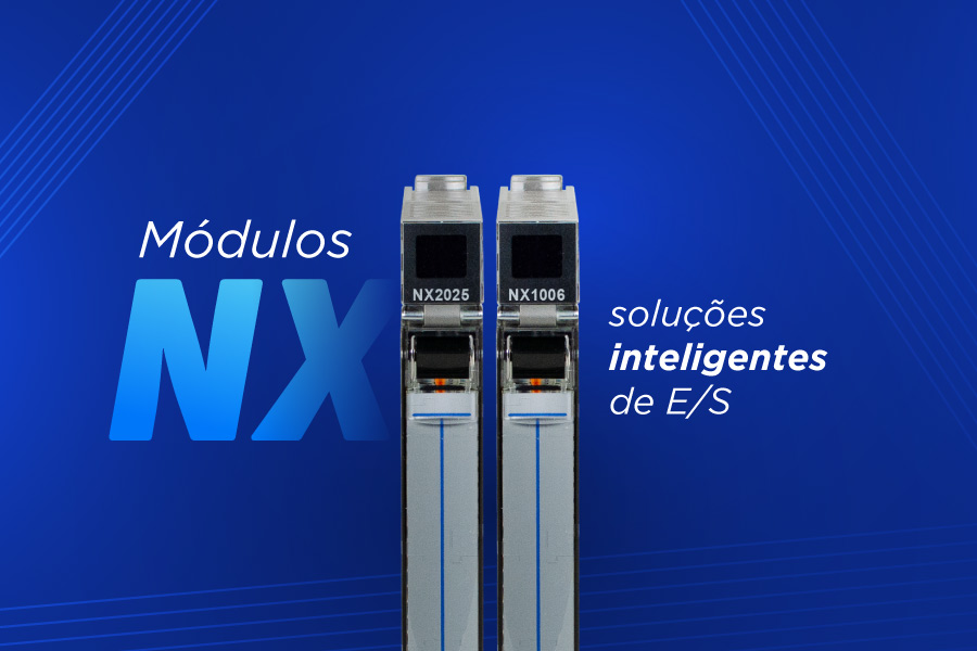 Módulos Nexto NX: soluções de E/S para transformar sua operação do controle à inteligência preditiva  