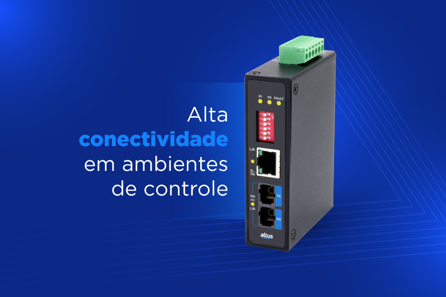 Como conectar redes industriais de forma inteligente com conversores de mídia