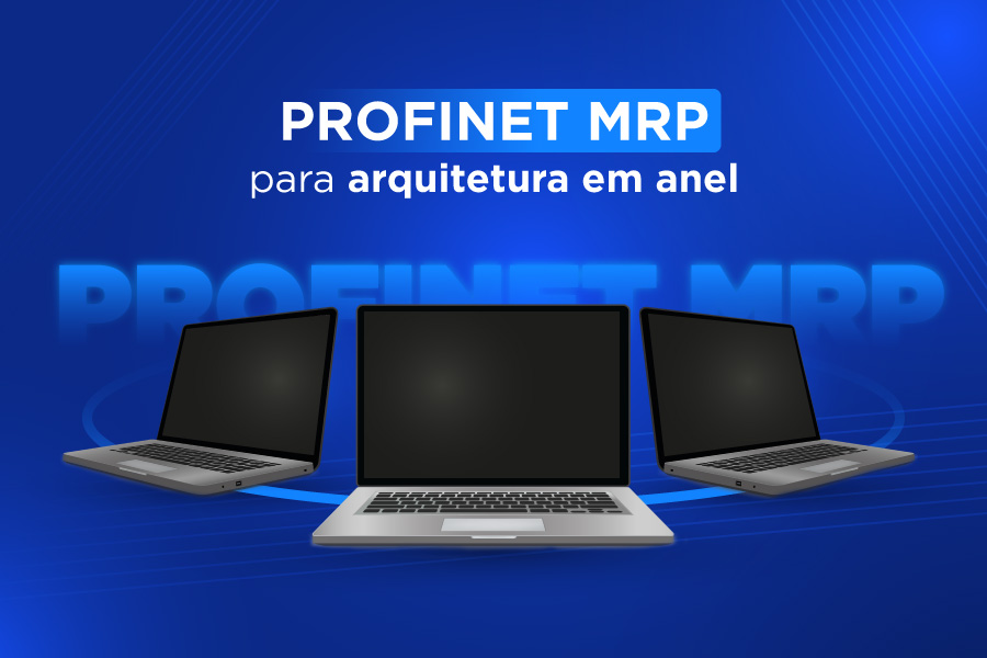 Arquitetura em anel com PROFINET MRP
