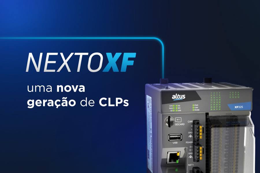 Nexto XF: conectividade com desempenho inteligente em uma nova geração de CLPs