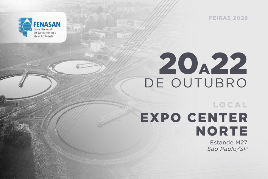 Tecnologias para eficiência operacional em saneamento na FENASAN 2026