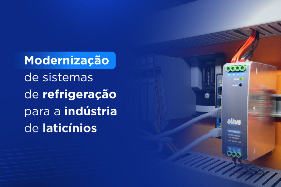 Do analógico ao digital: a modernização de compressores de amônia com CLP Altus